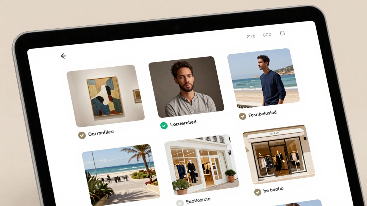 A clean, modern escort profile website with authentic photos and verification badges.